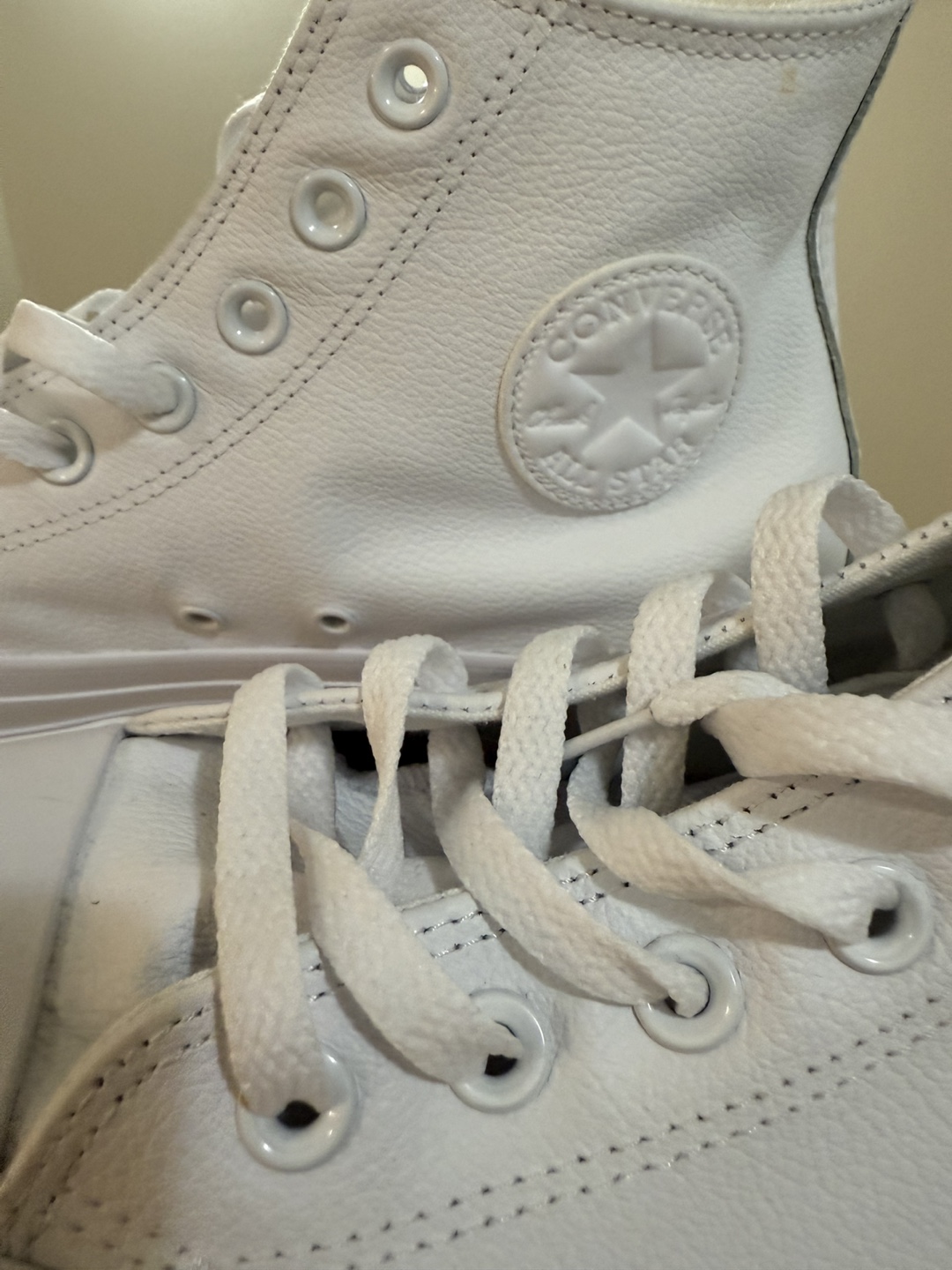 Converse All Star High Top - Size 8.5 White