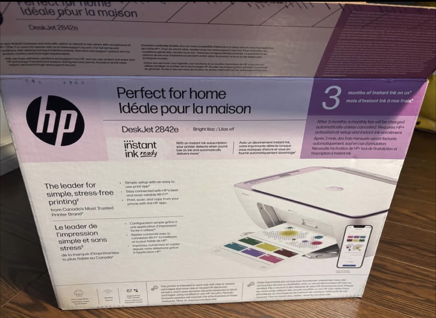 HP DeskJet 2842e All-in-One Printer - Lilac - photo 4