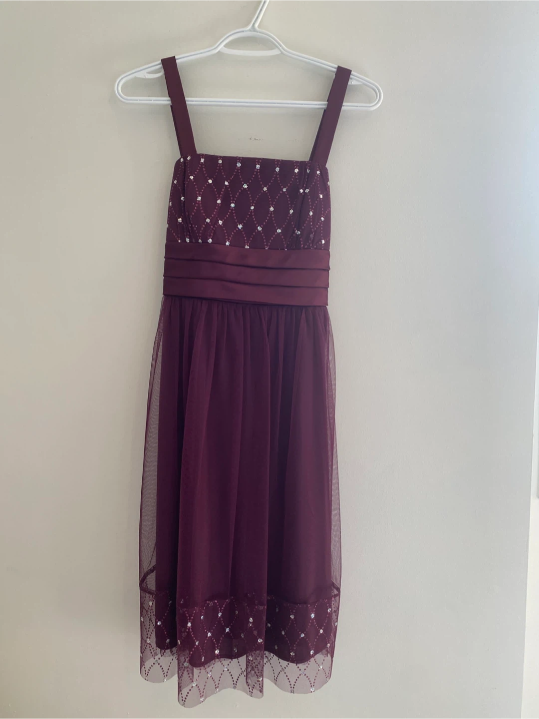 Burgundy Dress - Size 8