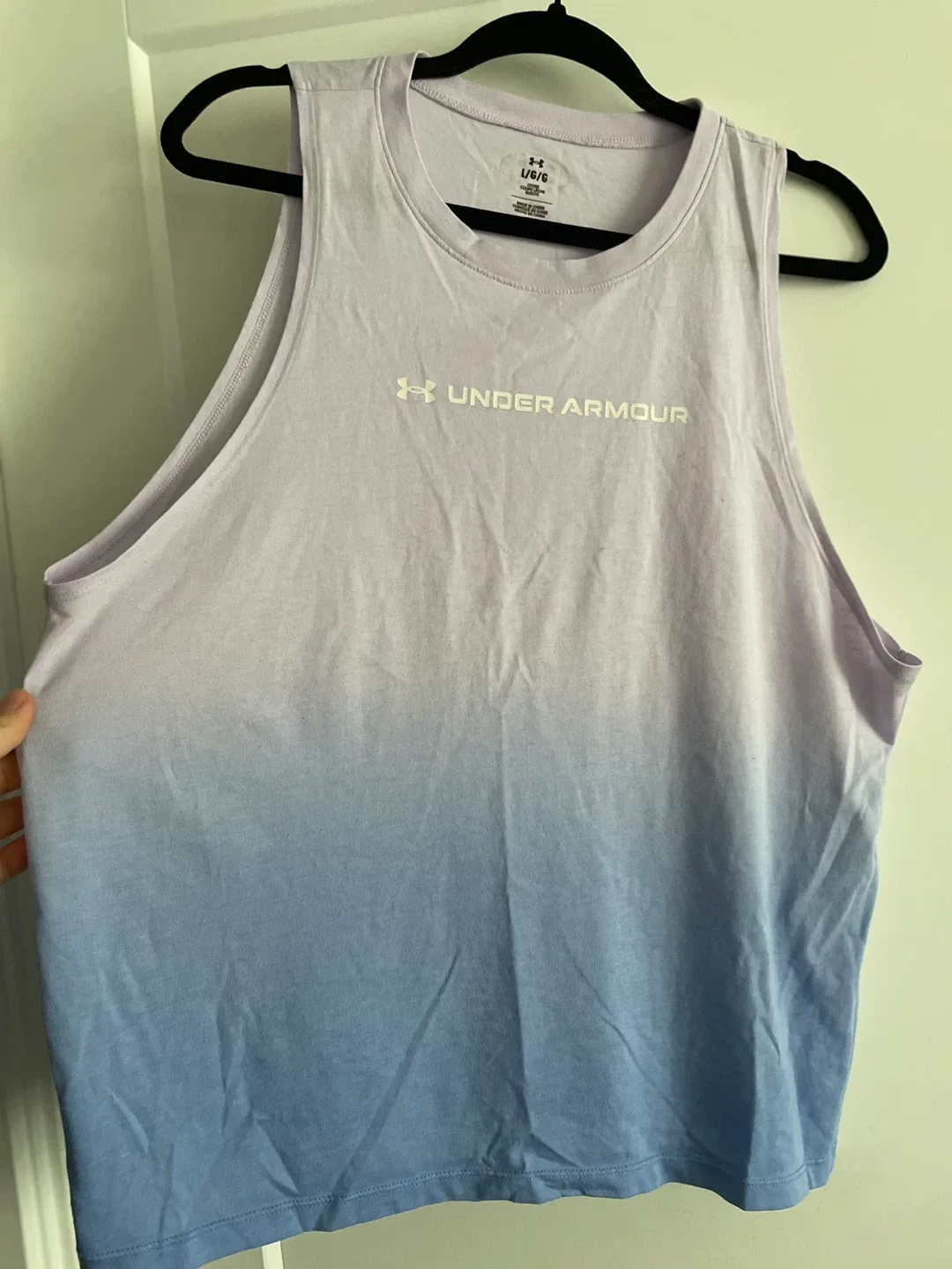 Under Armour Tank Top - Size L - Blue/Purple Ombre image indicator(3)