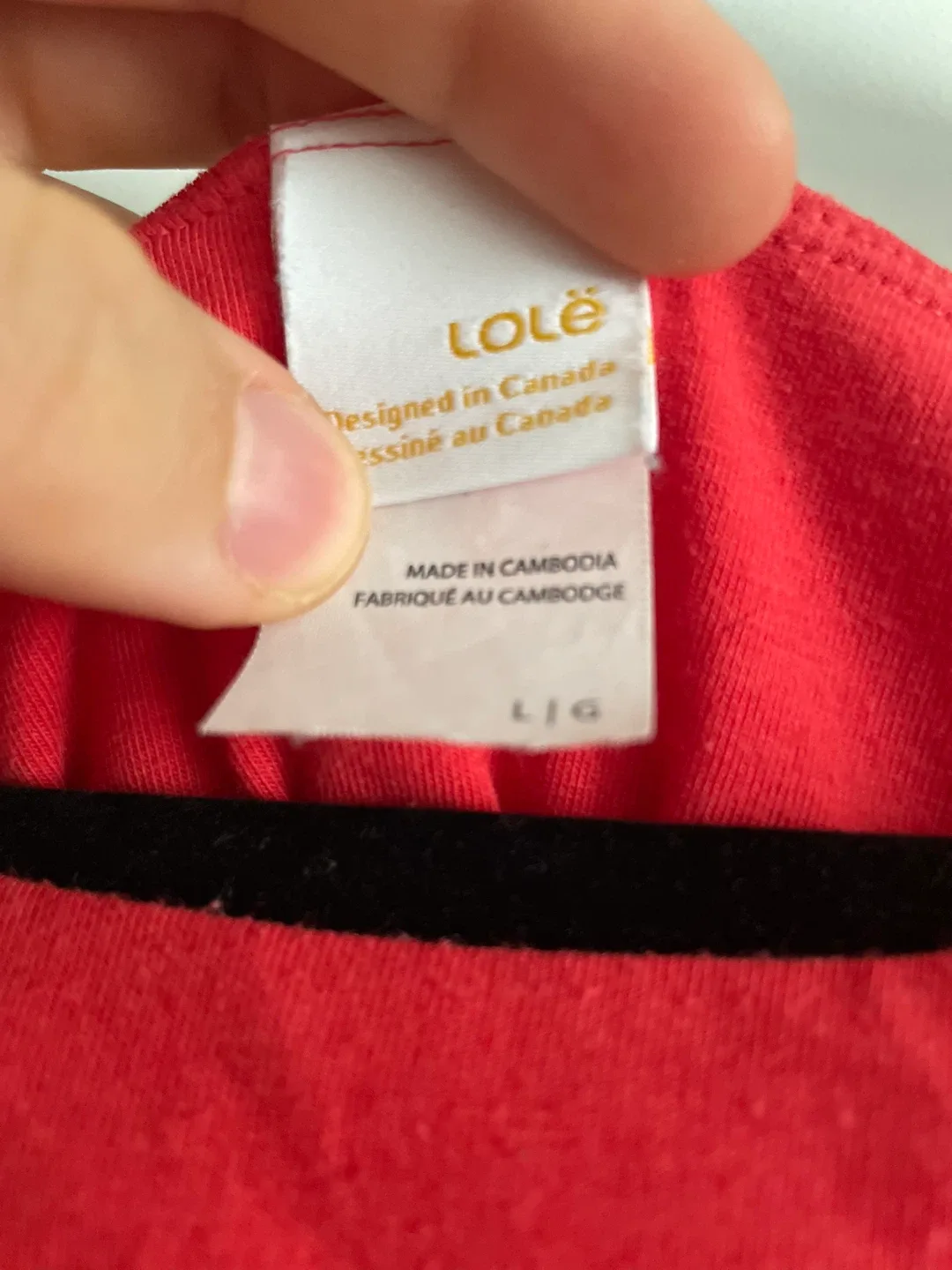 Lolë Red Dress - Size L image indicator(4)