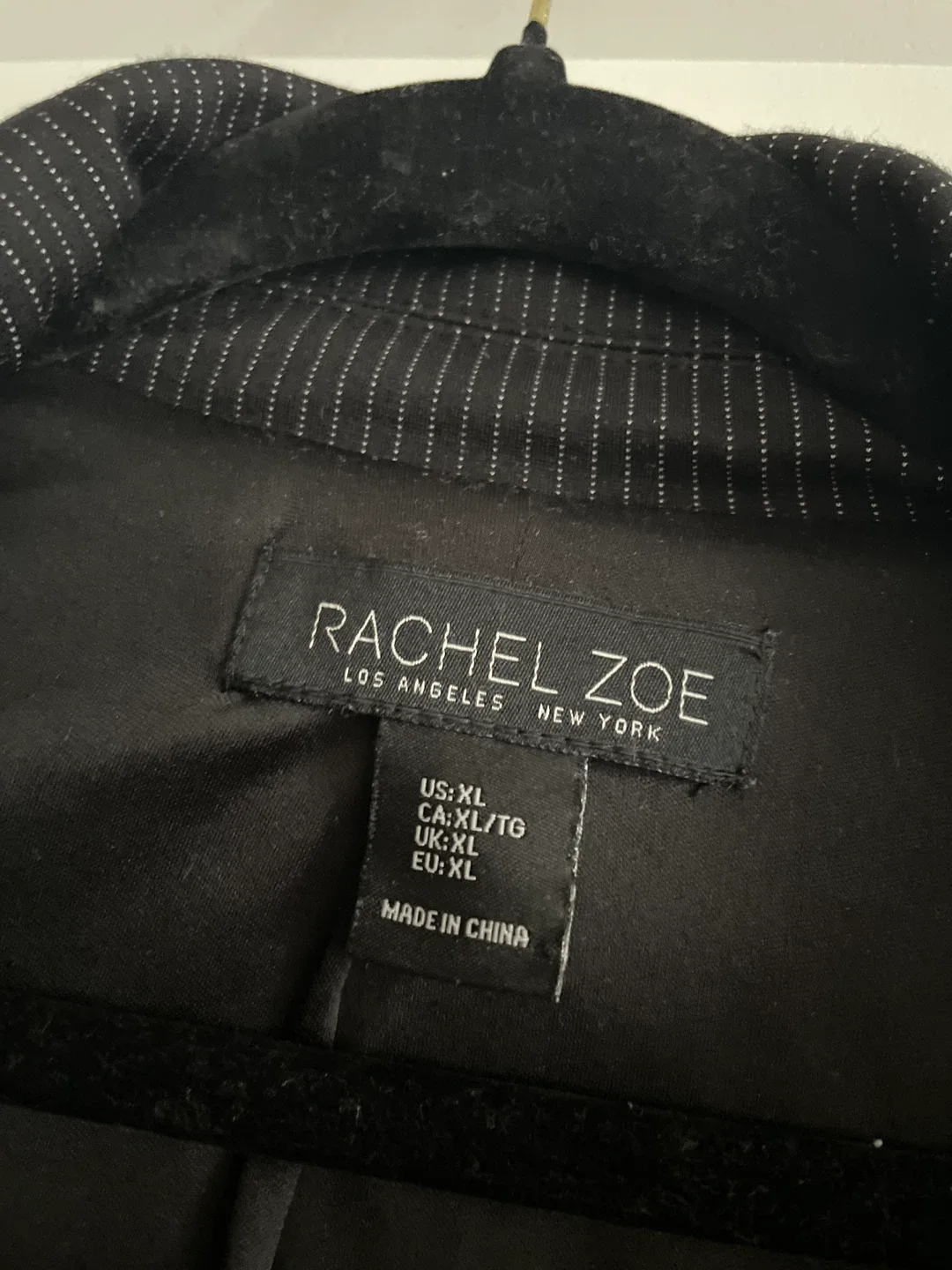 Warm Rachel Zoe Pinstripe Blazer - Size XL image indicator(3)
