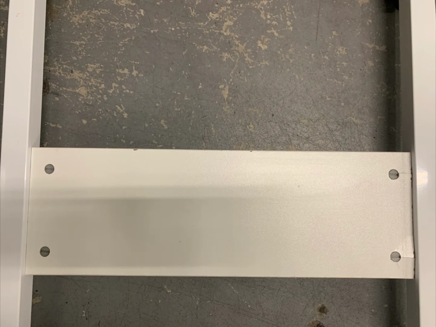 Adjustable Height White Rolling Table image indicator(9)