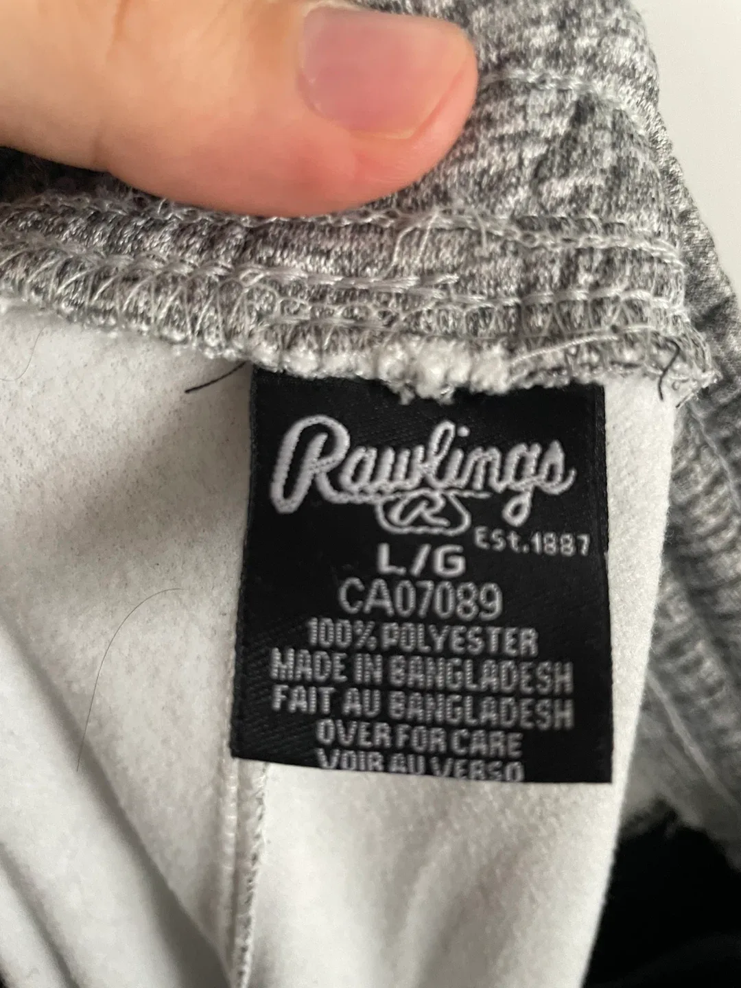Rawlings L/G Grey Sweatpants image indicator(2)