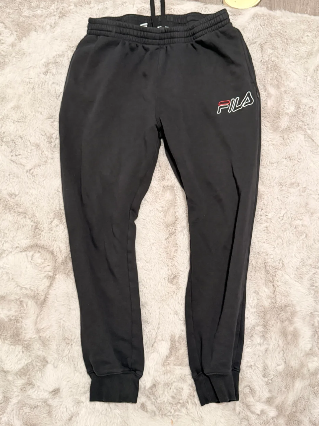 Fila Black Sweatpants - Size L