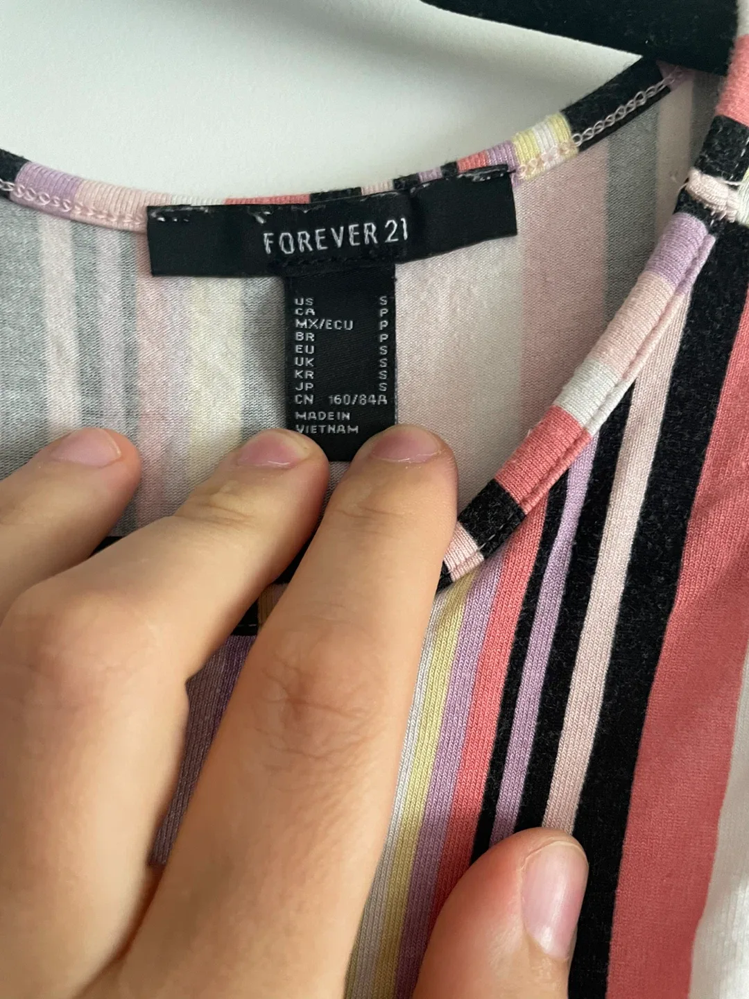 Forever 21 Striped Bodysuit - Size S image indicator(3)