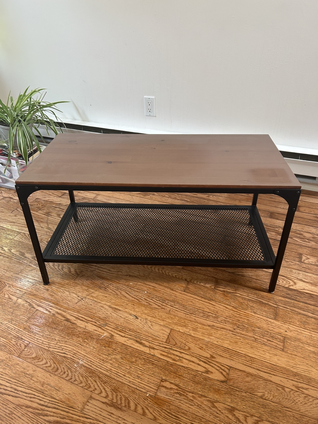 IKEA LACK Coffee Table with Shelf - Brown/Black