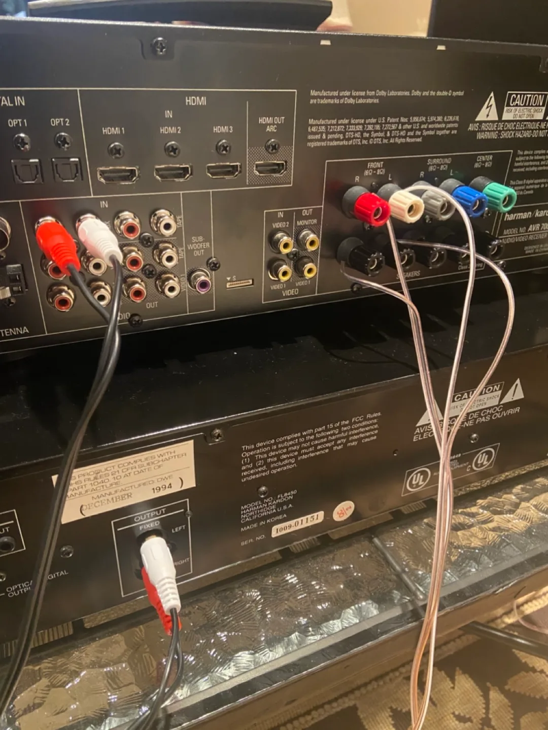 Harman/Kardon AVR 700 Receiver with Polycelle Speakers image indicator(7)