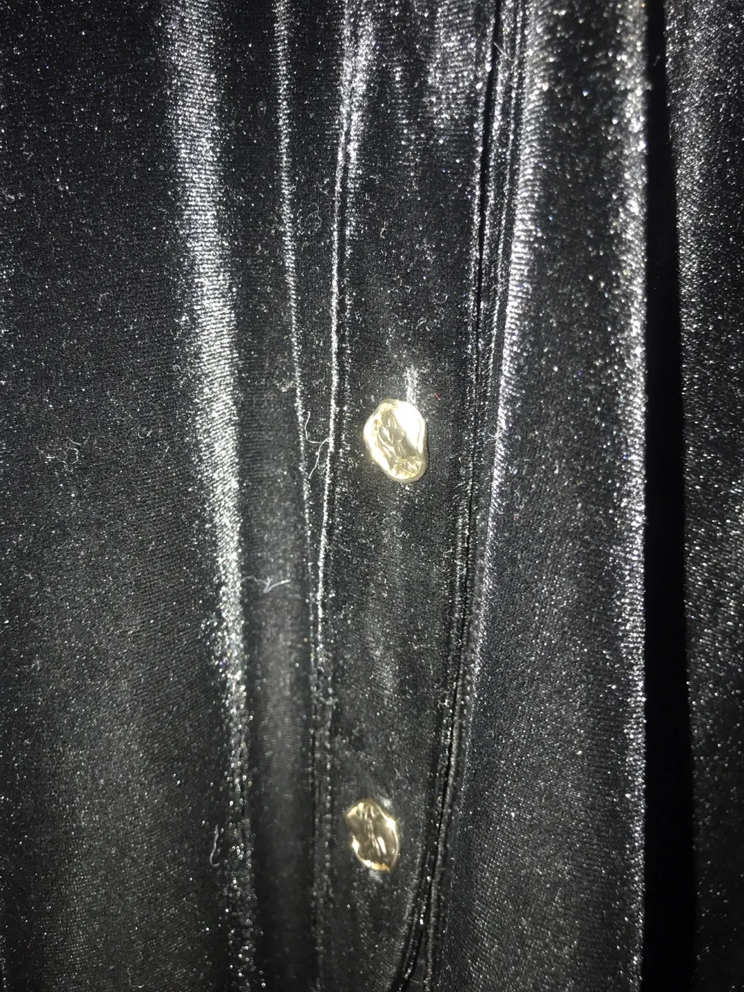 Zara Black Velvet Dress - Size M image indicator(2)