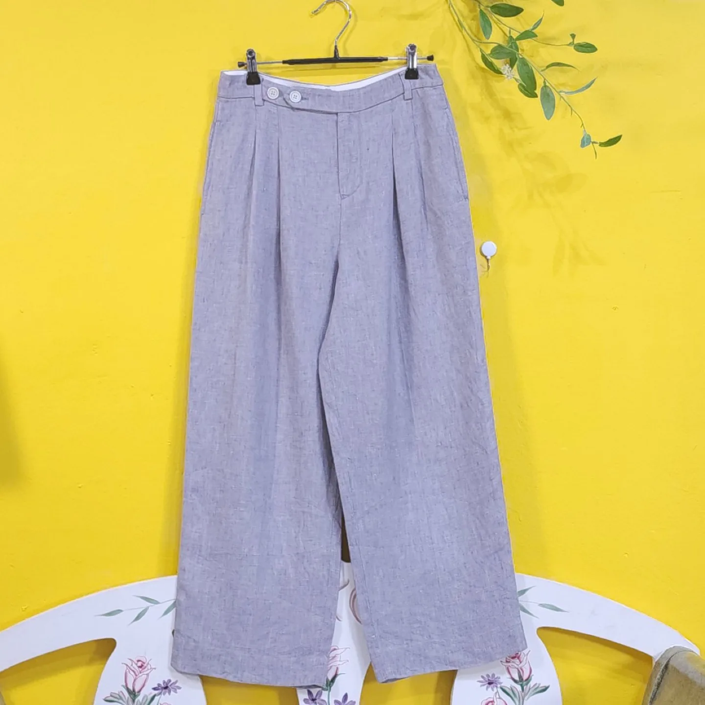 Human Woman Vintage Linen Pants thumbnail