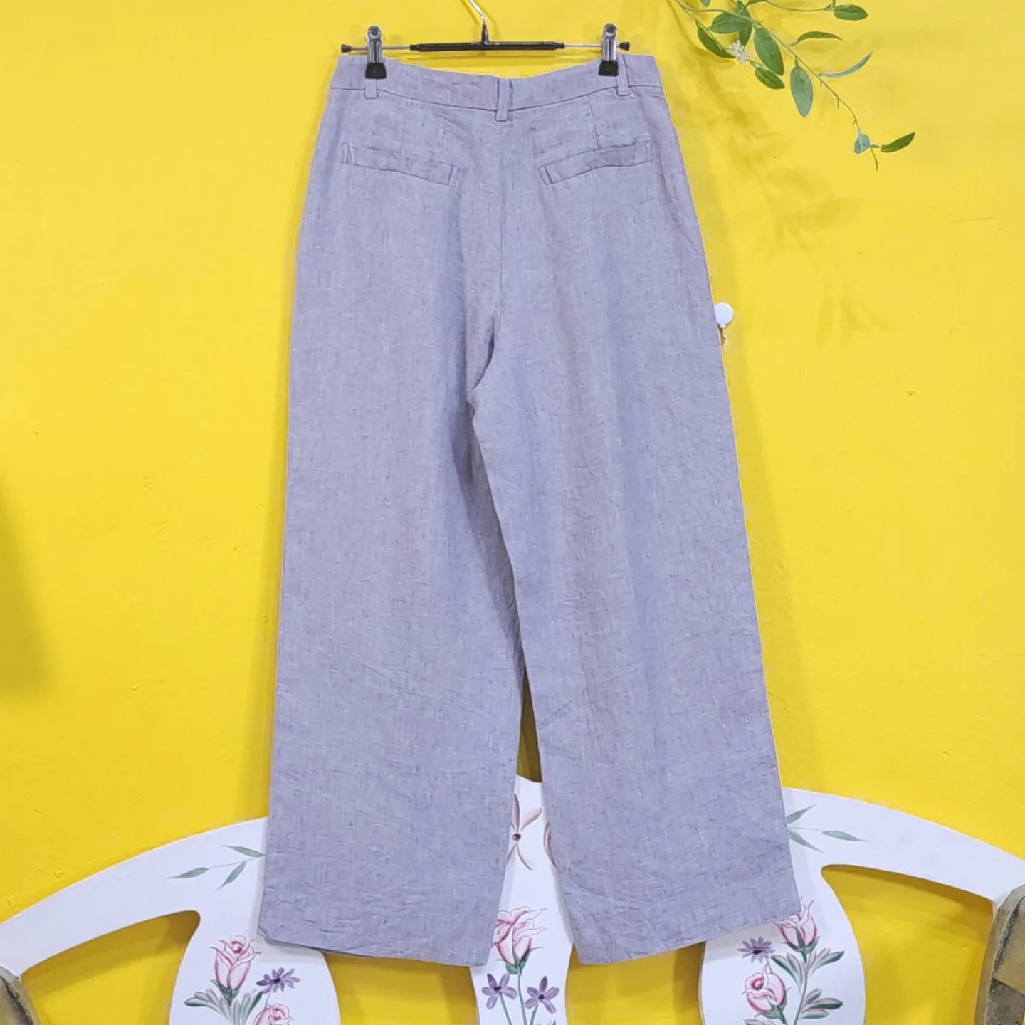 Human Woman Vintage Linen Pants image indicator(5)