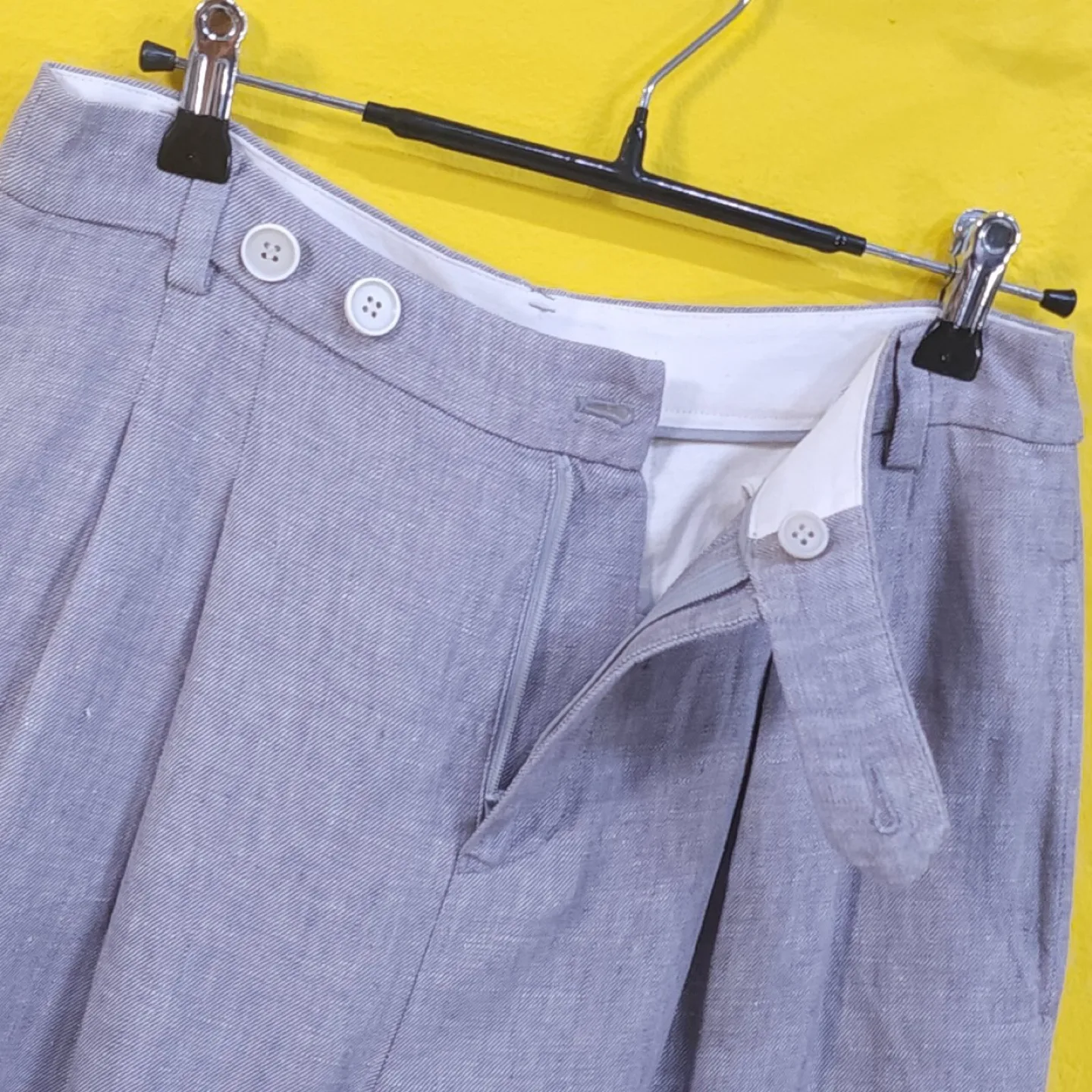 Human Woman Vintage Linen Pants image indicator(6)