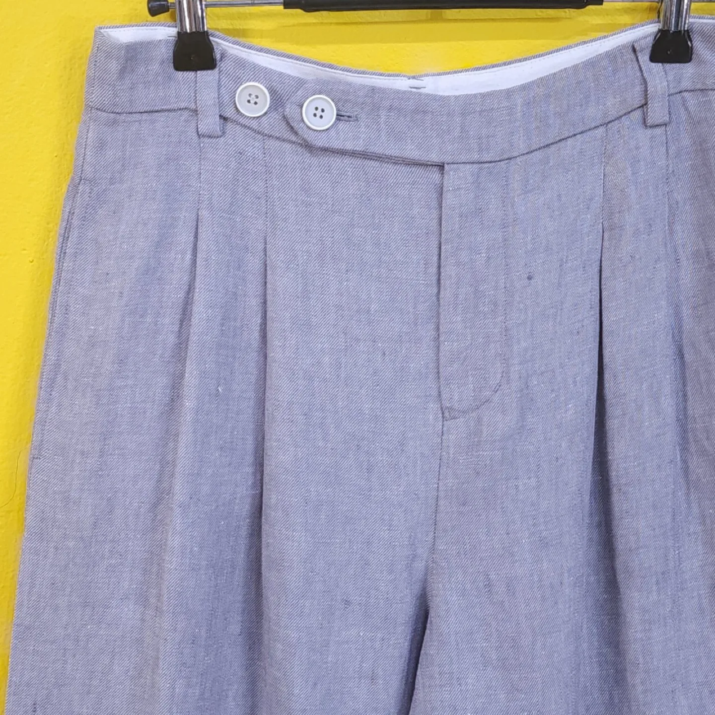 Human Woman Vintage Linen Pants image indicator(7)