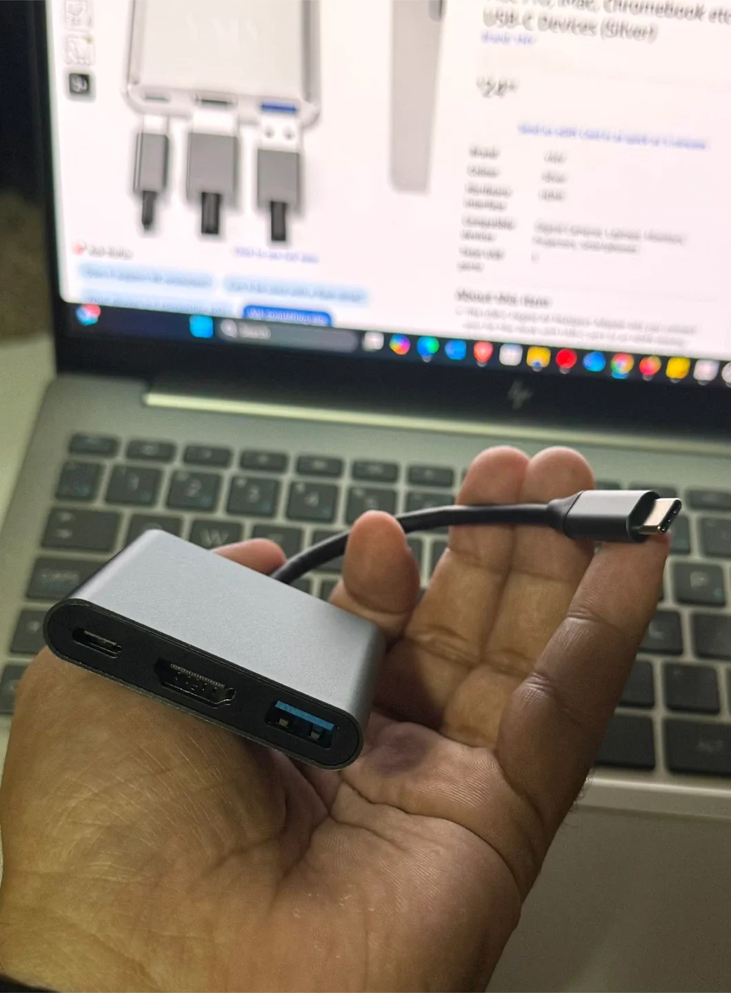 3 in 1 USB-C to HDMI Multiport Adapter *NEW* thumbnail