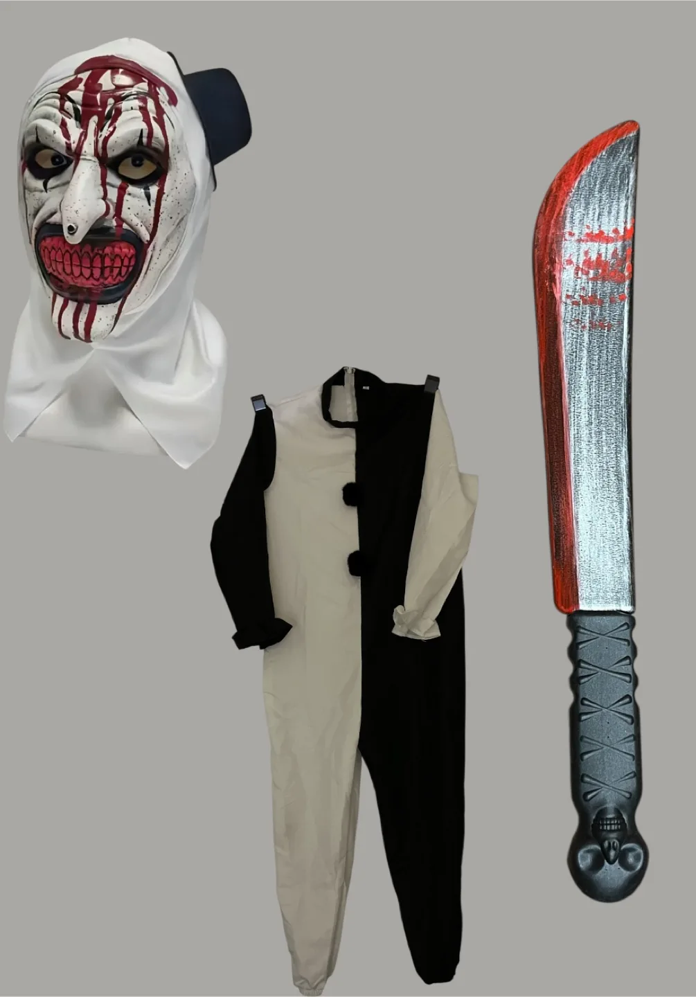 Terrifier Art the Clown Costume & Machete thumbnail