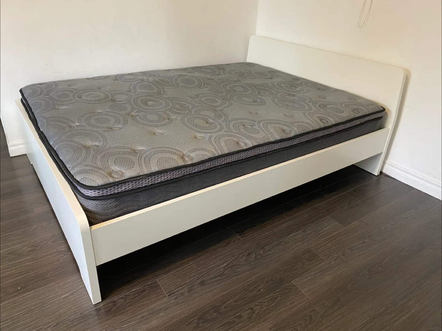 Queen Size Bed Frame & Mattress thumbnail