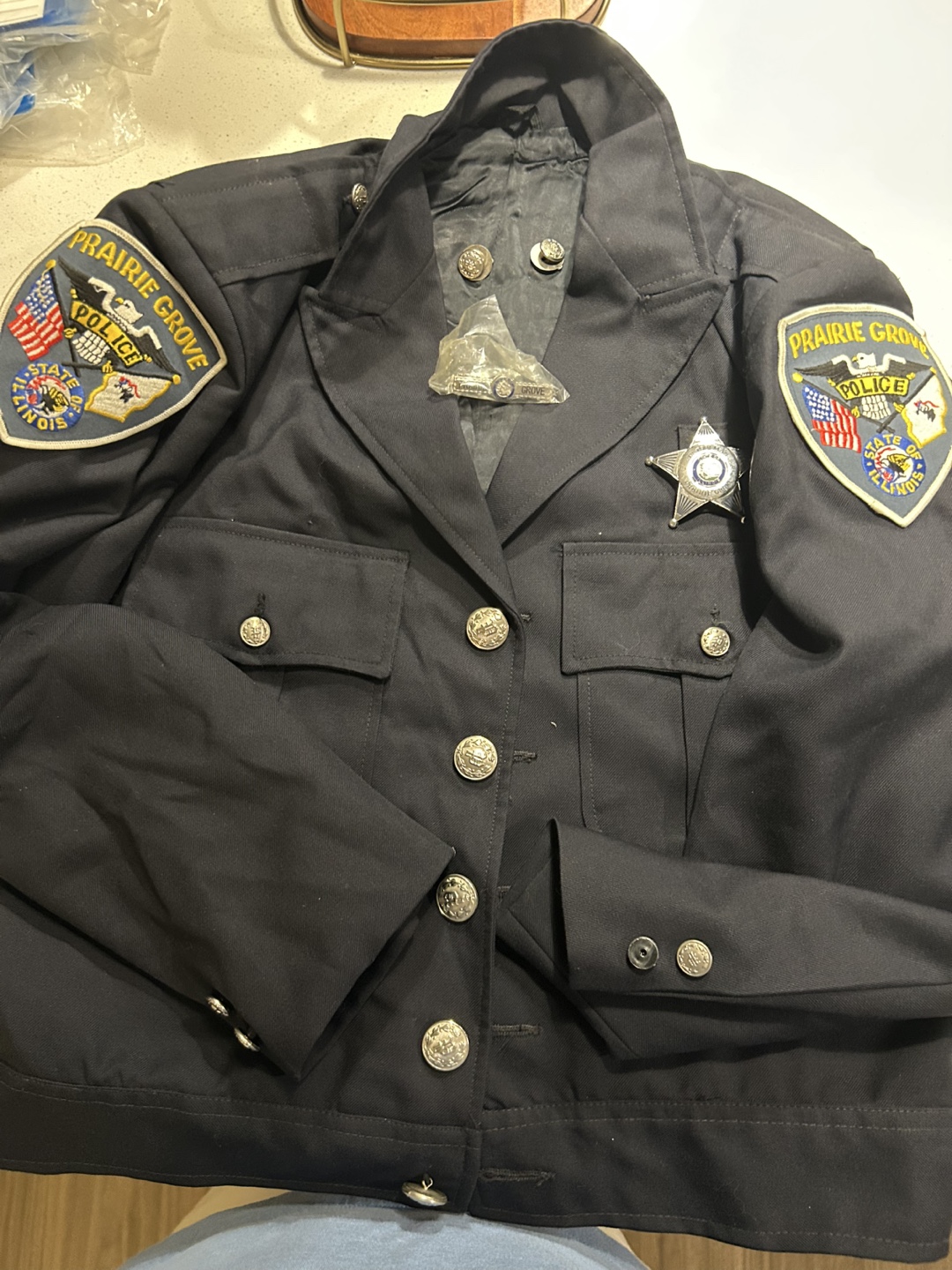 Prairie Grove Police Uniform Jacket size small