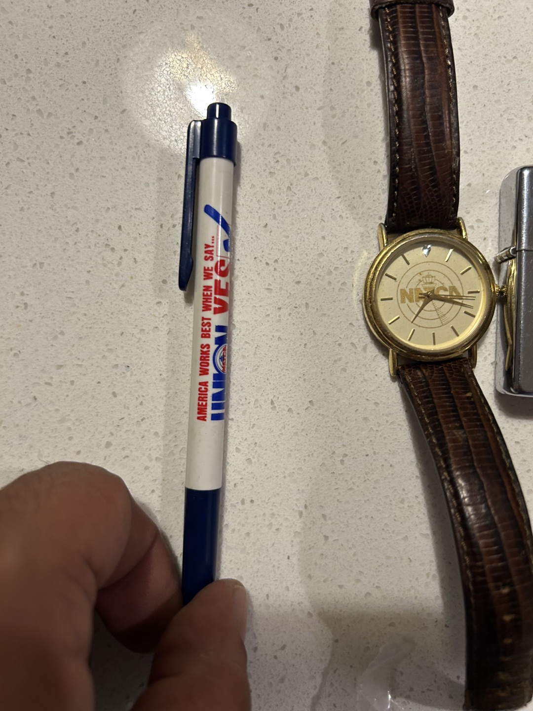NATCA Watch & Zippo Lighter and lot of NATCA pins - photo 5