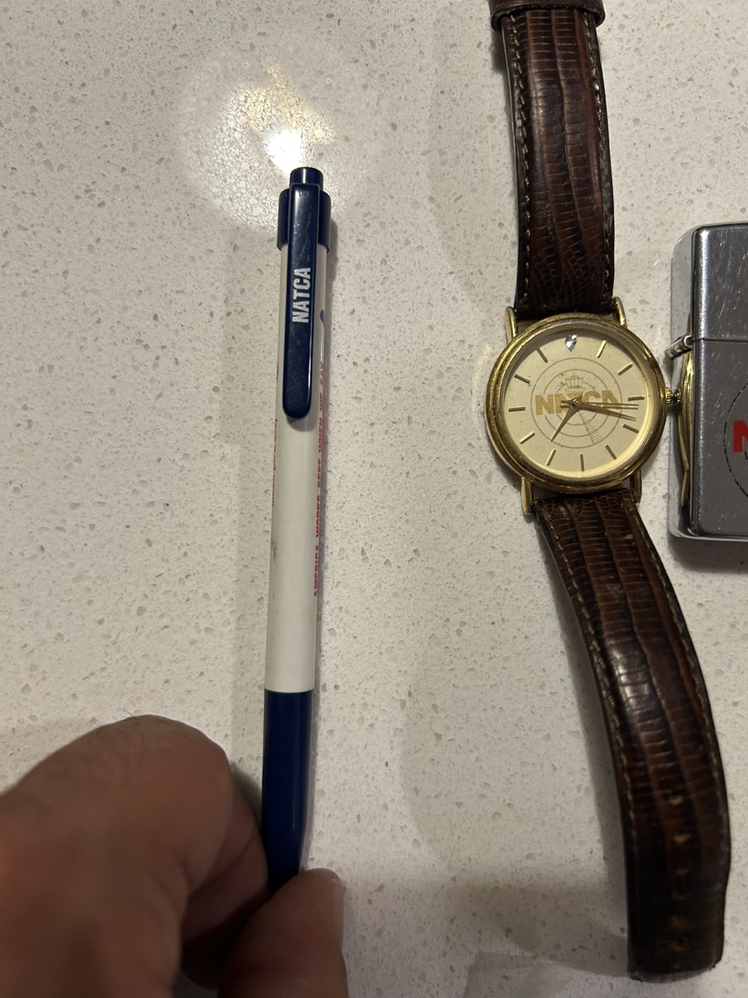 NATCA Watch & Zippo Lighter and lot of NATCA pins - photo 4