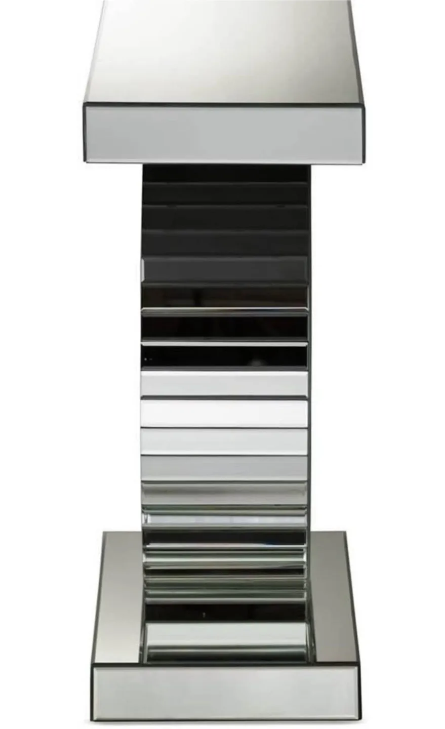 New Hollywood Regency Glamour Style Mirrored Console Table image indicator(3)