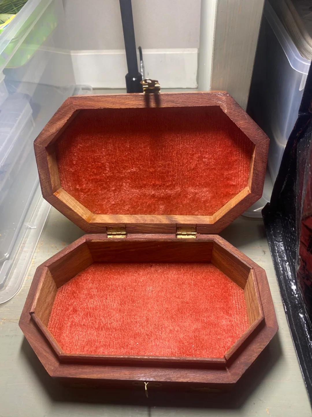 Wooden Jewelry Box with Elephant Design image indicator(2)