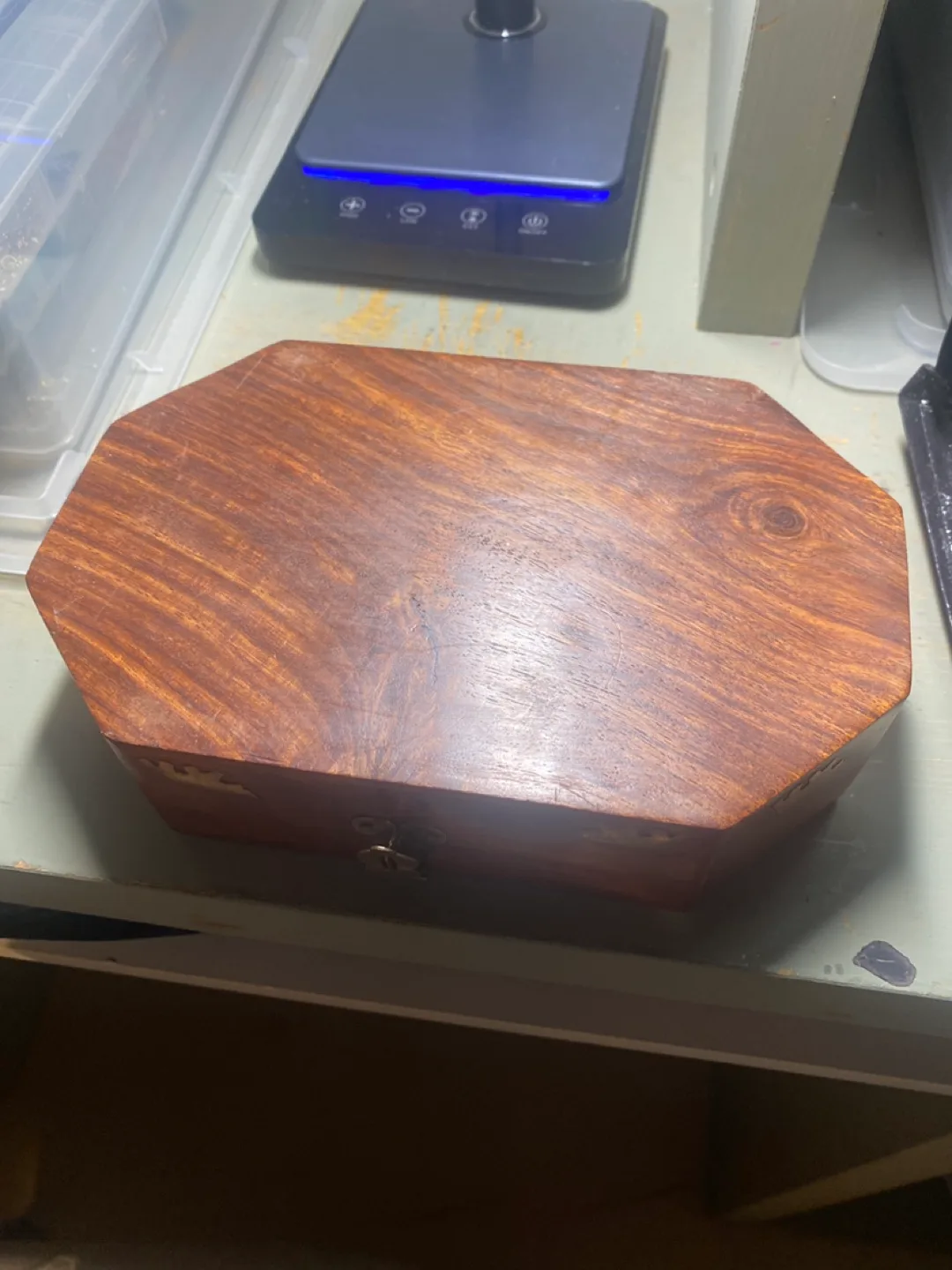 Wooden Jewelry Box with Elephant Design image indicator(3)