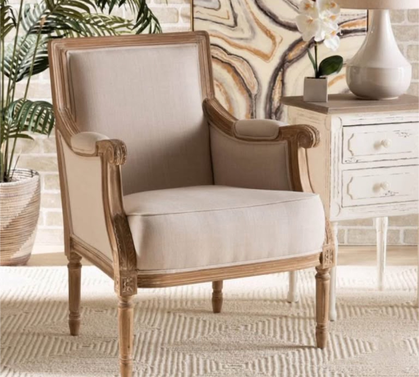 New French Accent Arm Chair - photo 2