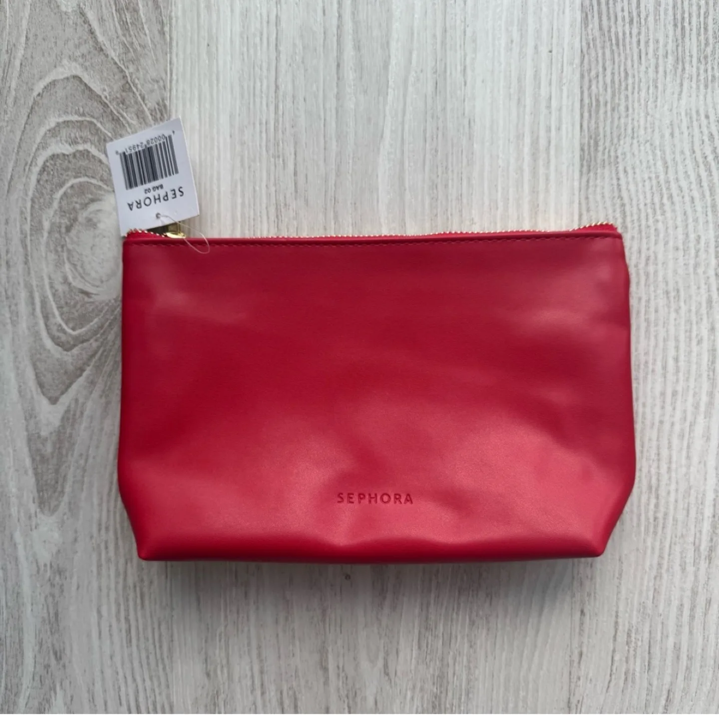 Sephora Red Makeup Bag - New with Tags! thumbnail
