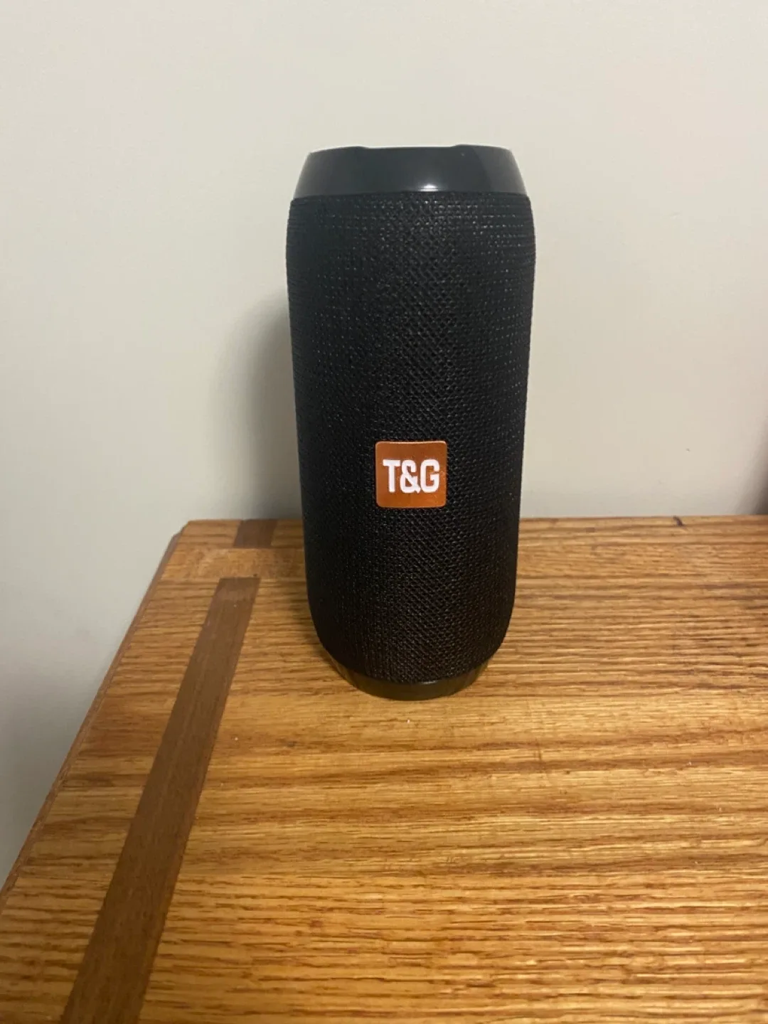 T&G Black Portable Bluetooth Speaker