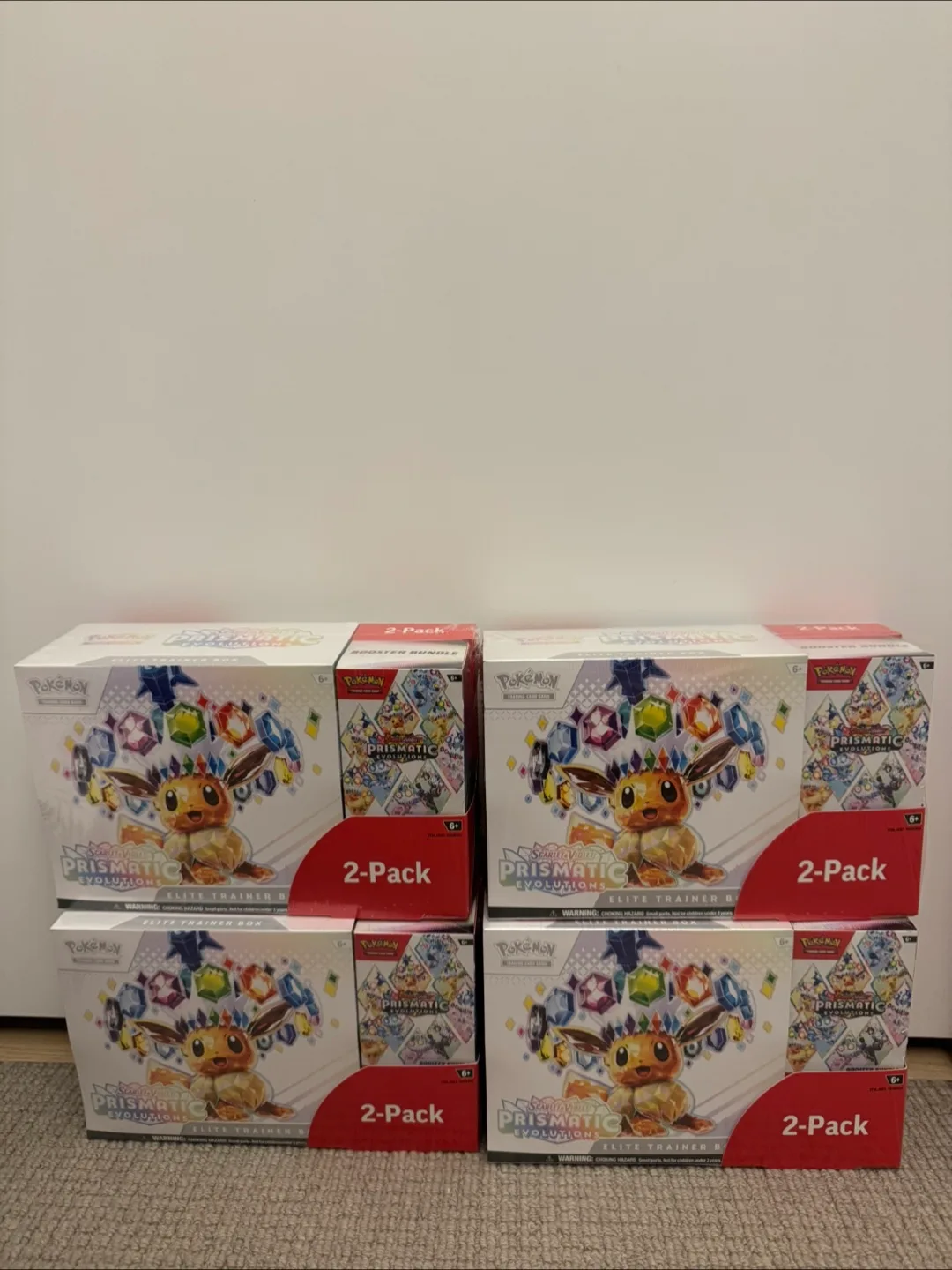 Pokemon Prismatic evolutions 2 pack costco bundles thumbnail