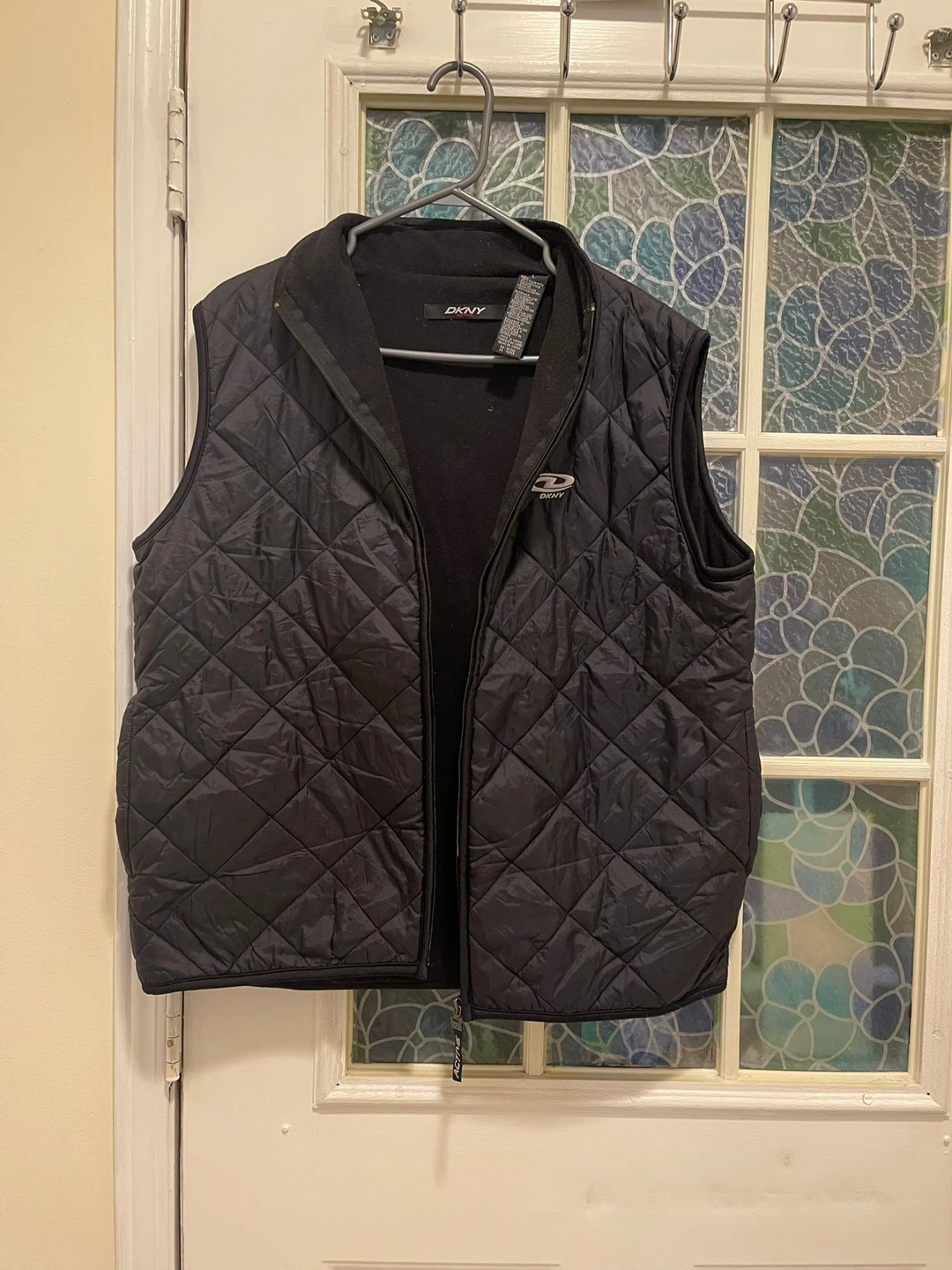 DKNY Active Black Vest, Size L