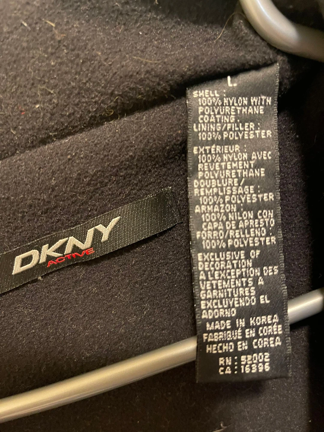 DKNY Active Black Vest, Size L - photo 2