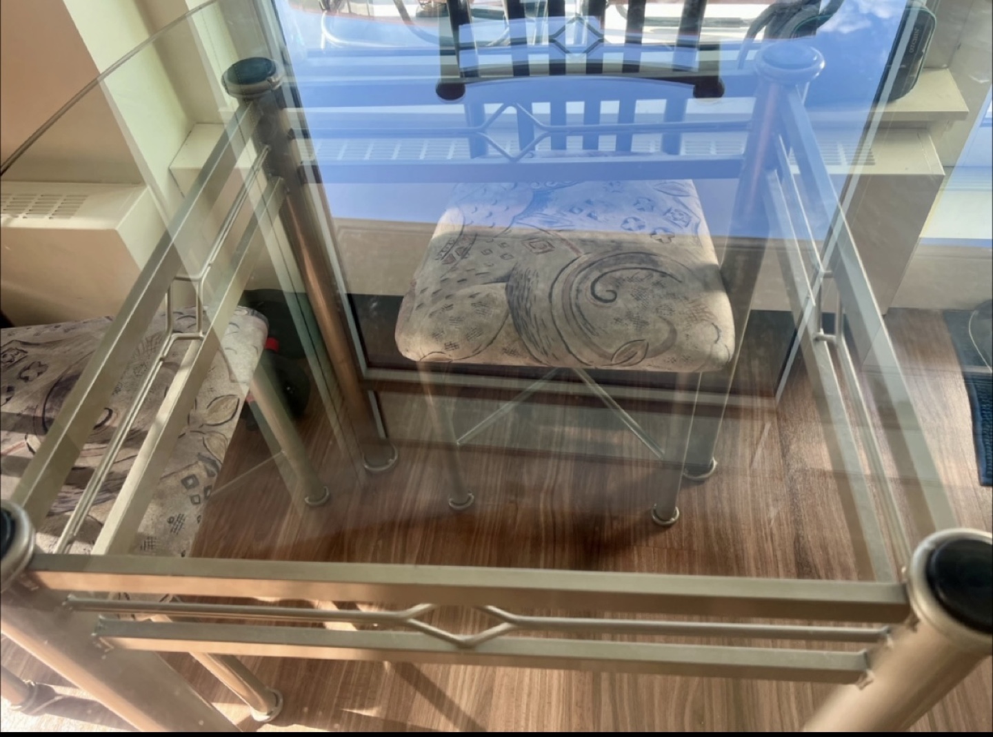 Glass Top Dining Table only