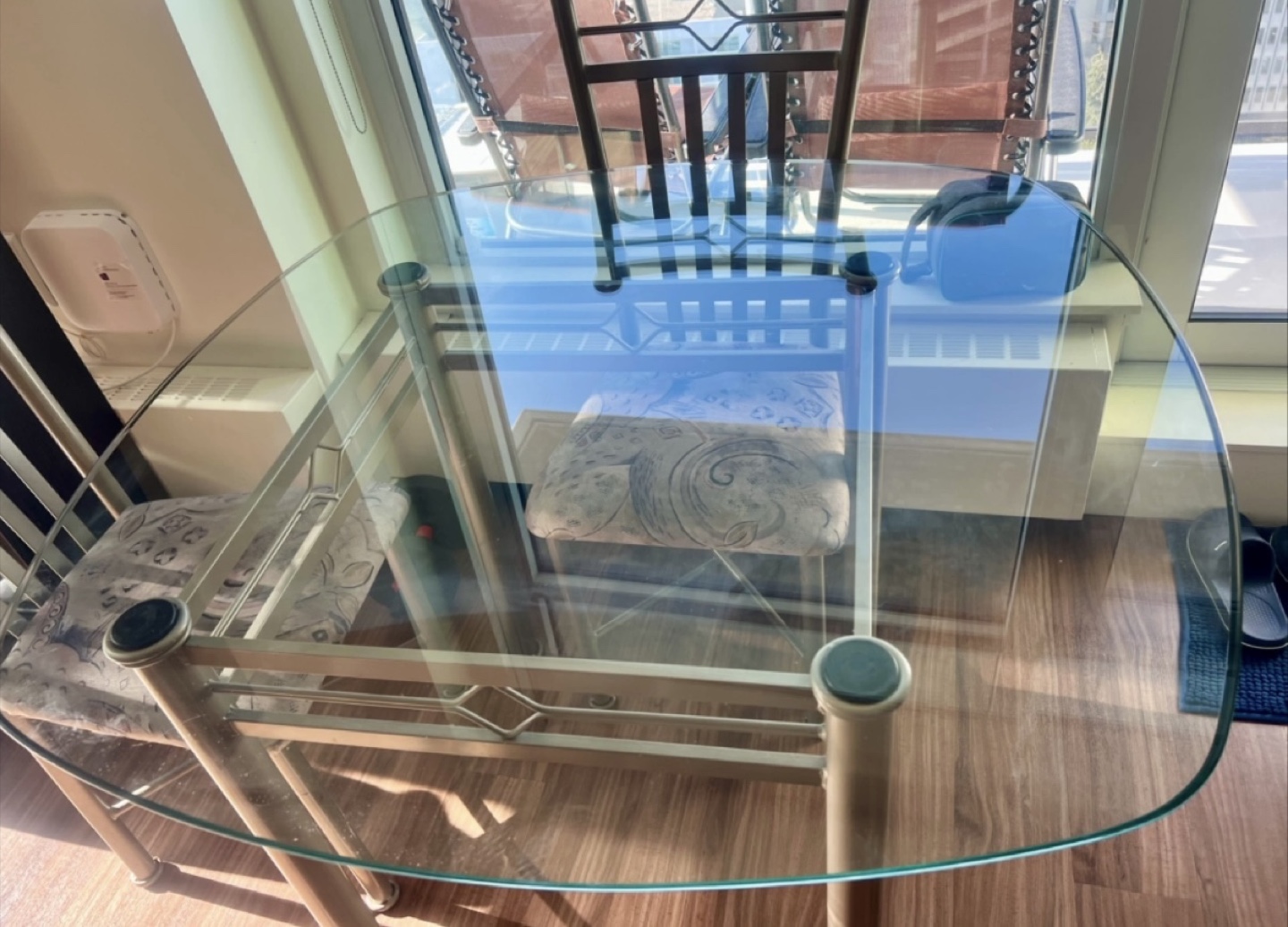 Glass Top Dining Table only - photo 3