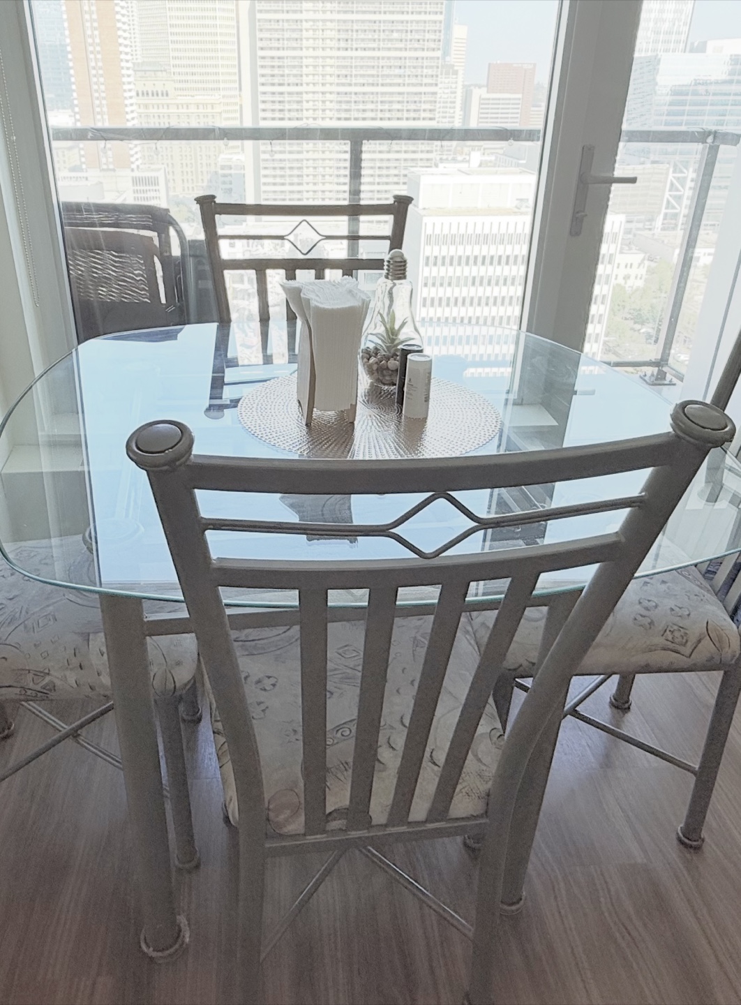 Glass Top Dining Table only - photo 2