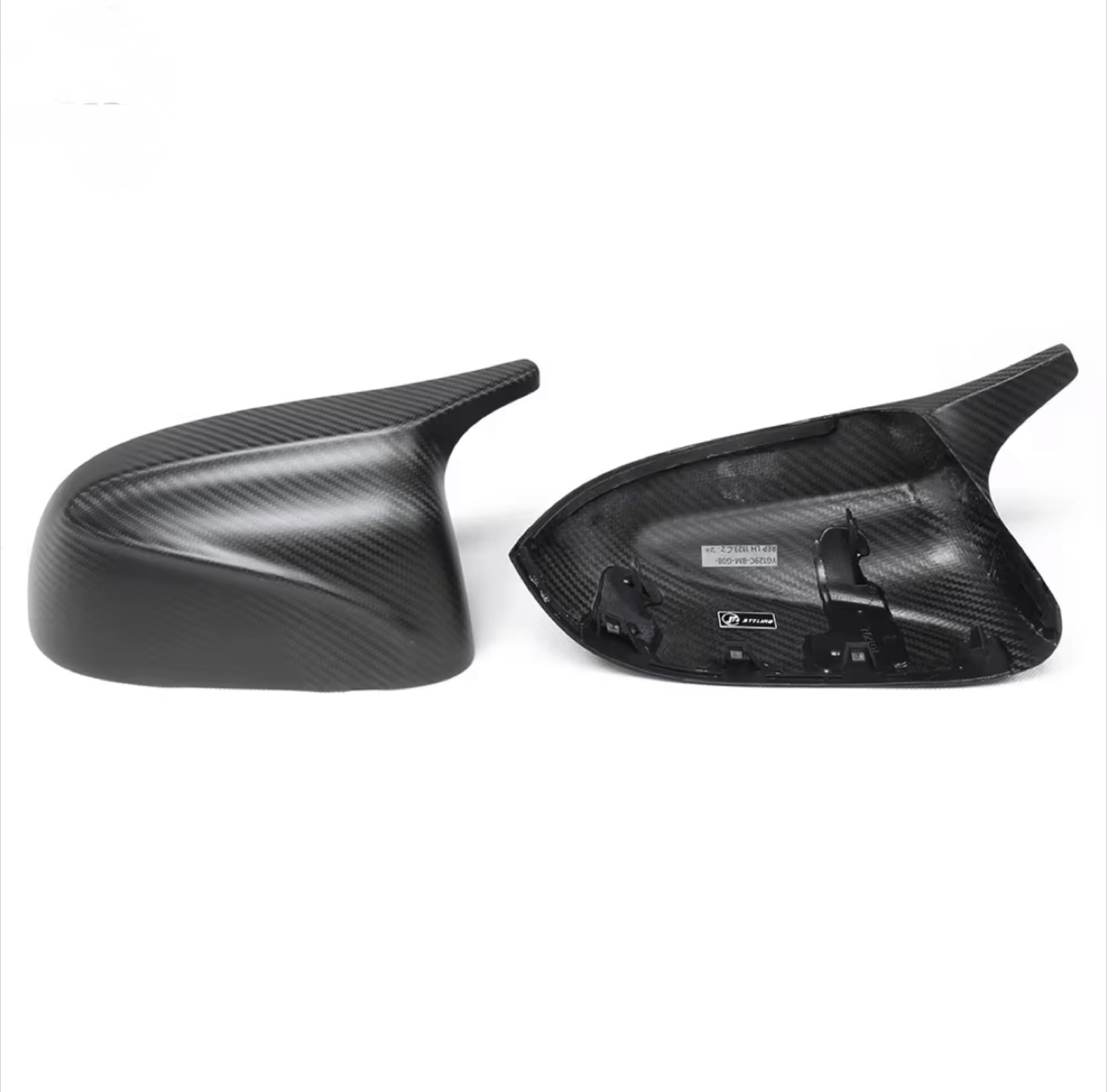 BMW X3/X4/X5/X6/X7 Matte Carbon Fiber Mirror Caps - photo 5