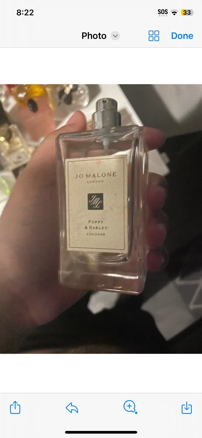 100ml jo Malone Poppy & Barley Cologne thumbnail