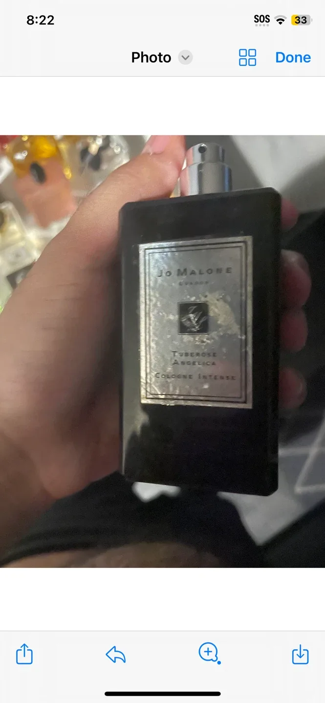 Rare vintage bottle of 100ml Jo Malone Tuberose Angelica thumbnail