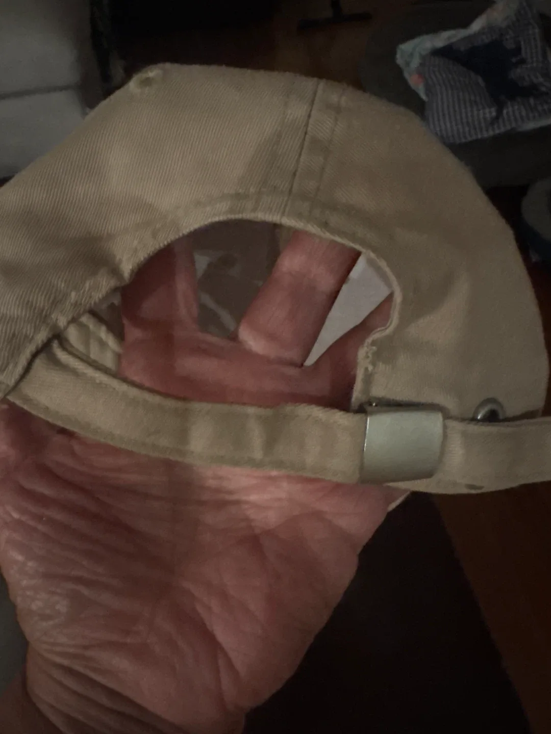 H&M Beige Baseball Cap - One Size image indicator(2)