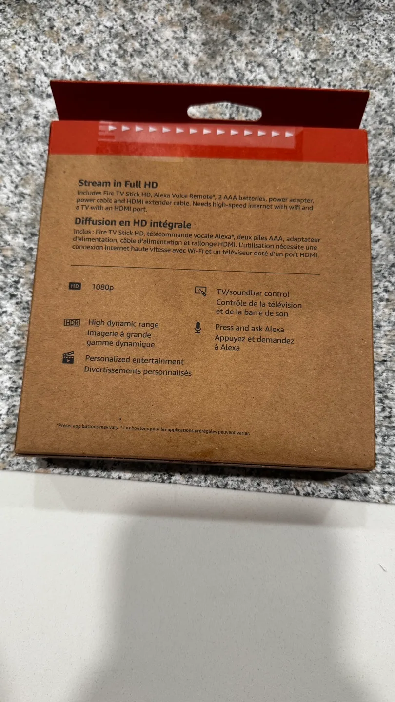 Amazon Fire TV Stick HD - New in Box image indicator(3)