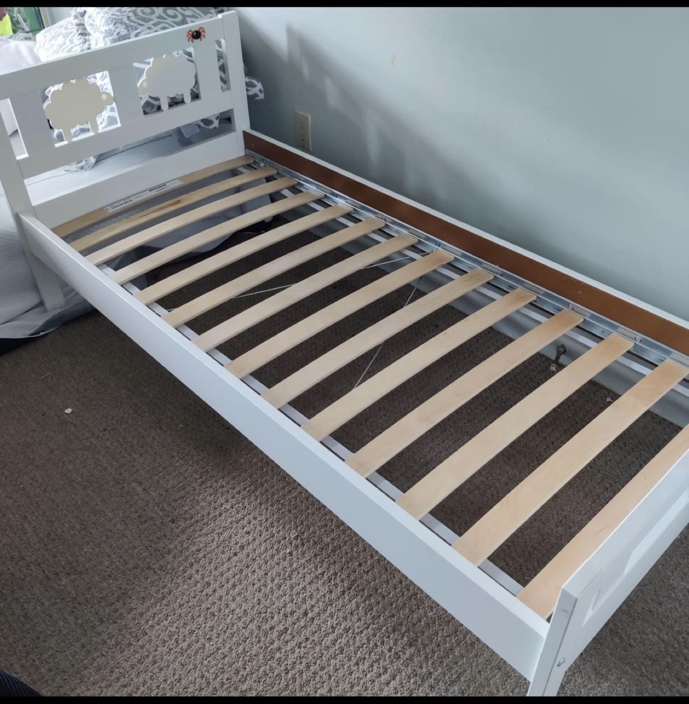IKEA Kritter White Toddler Bed - photo 3