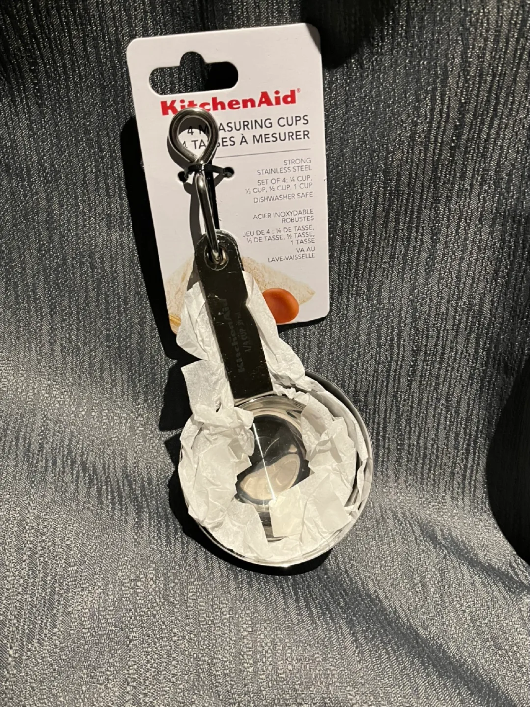 KitchenAid Stainless Steel Measuring Cups - NEW thumbnail