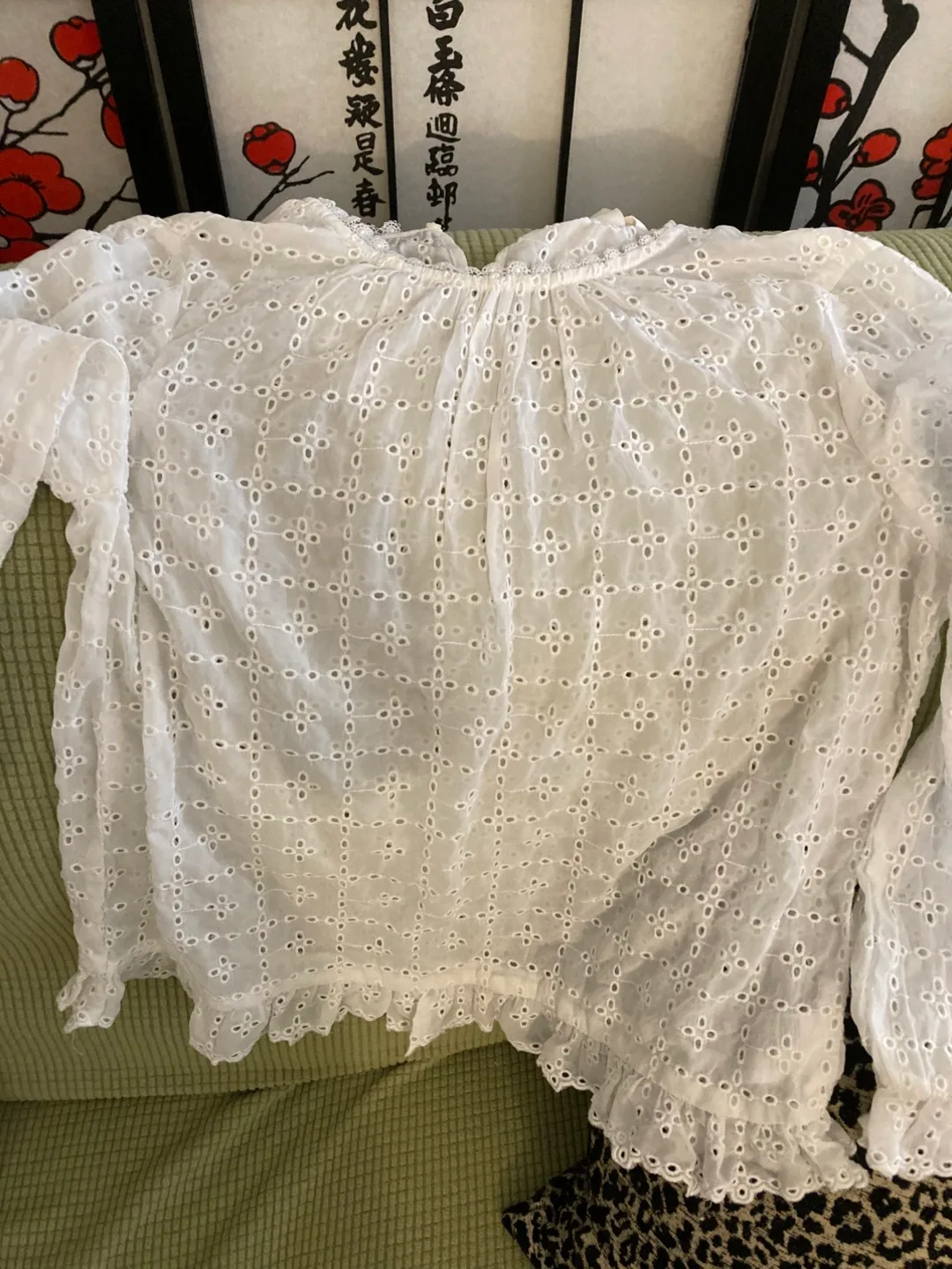 White Eyelet Blouse thumbnail