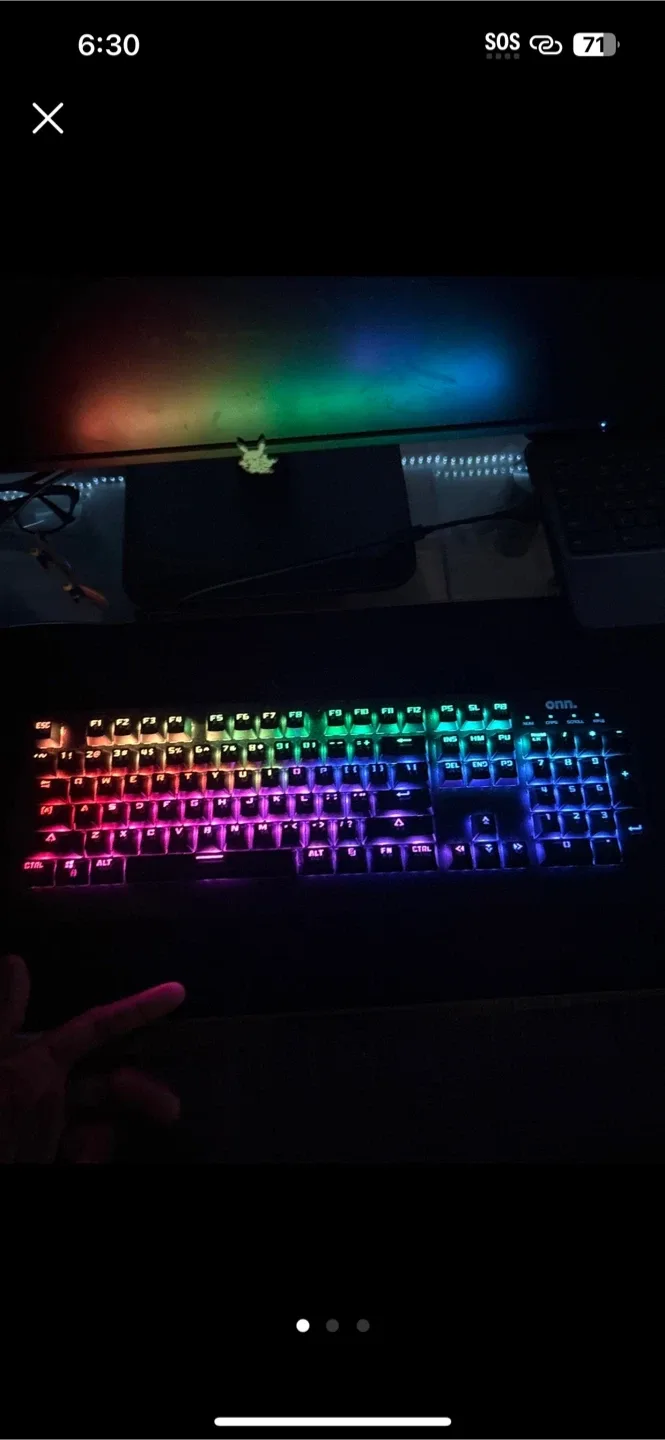 onn. RGB Gaming Keyboard thumbnail