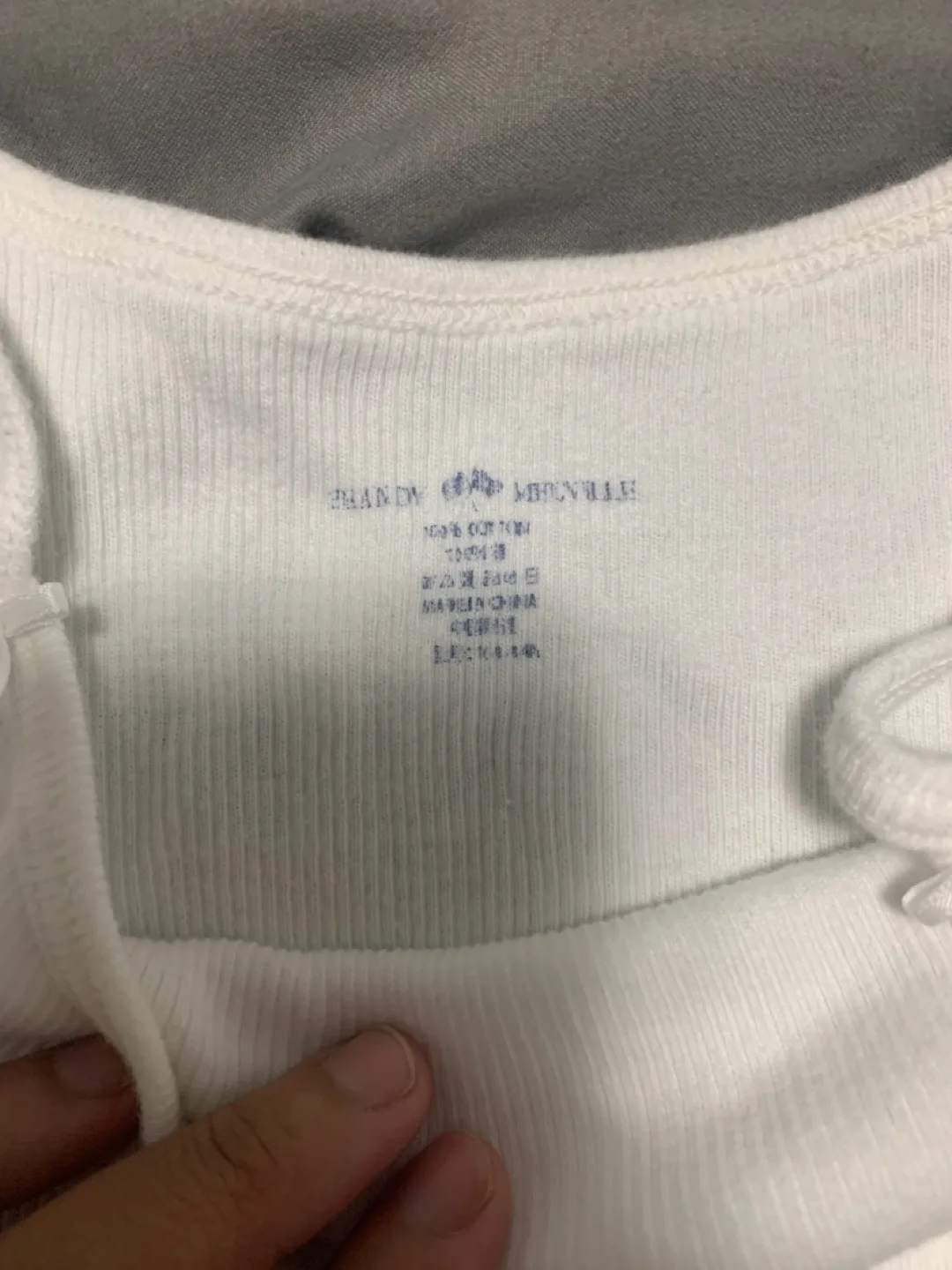 Brandy Melville White Tank Top thumbnail