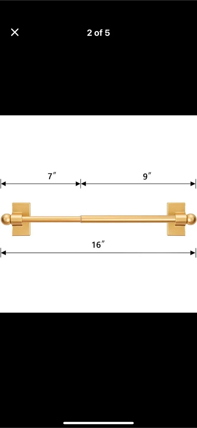 NEW Gold Magnetic Paper Towel Holder - 4 Pack image indicator(4)