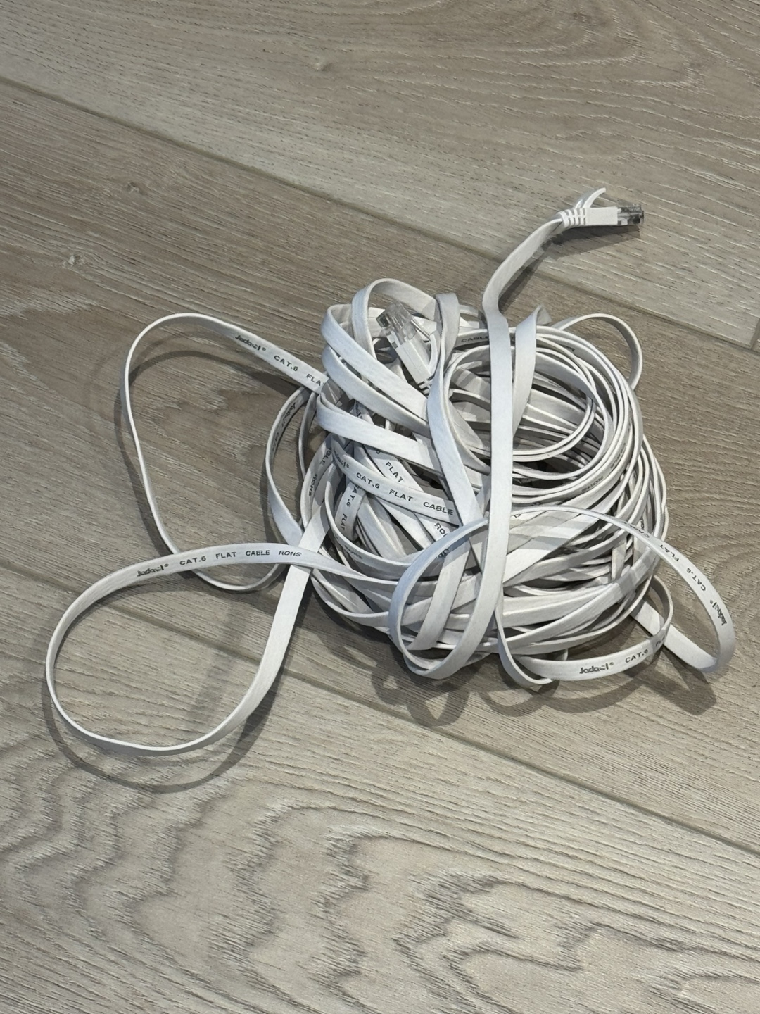 Jadaol CAT6 10GBPS Ethernet Cable - 100ft White - photo 2
