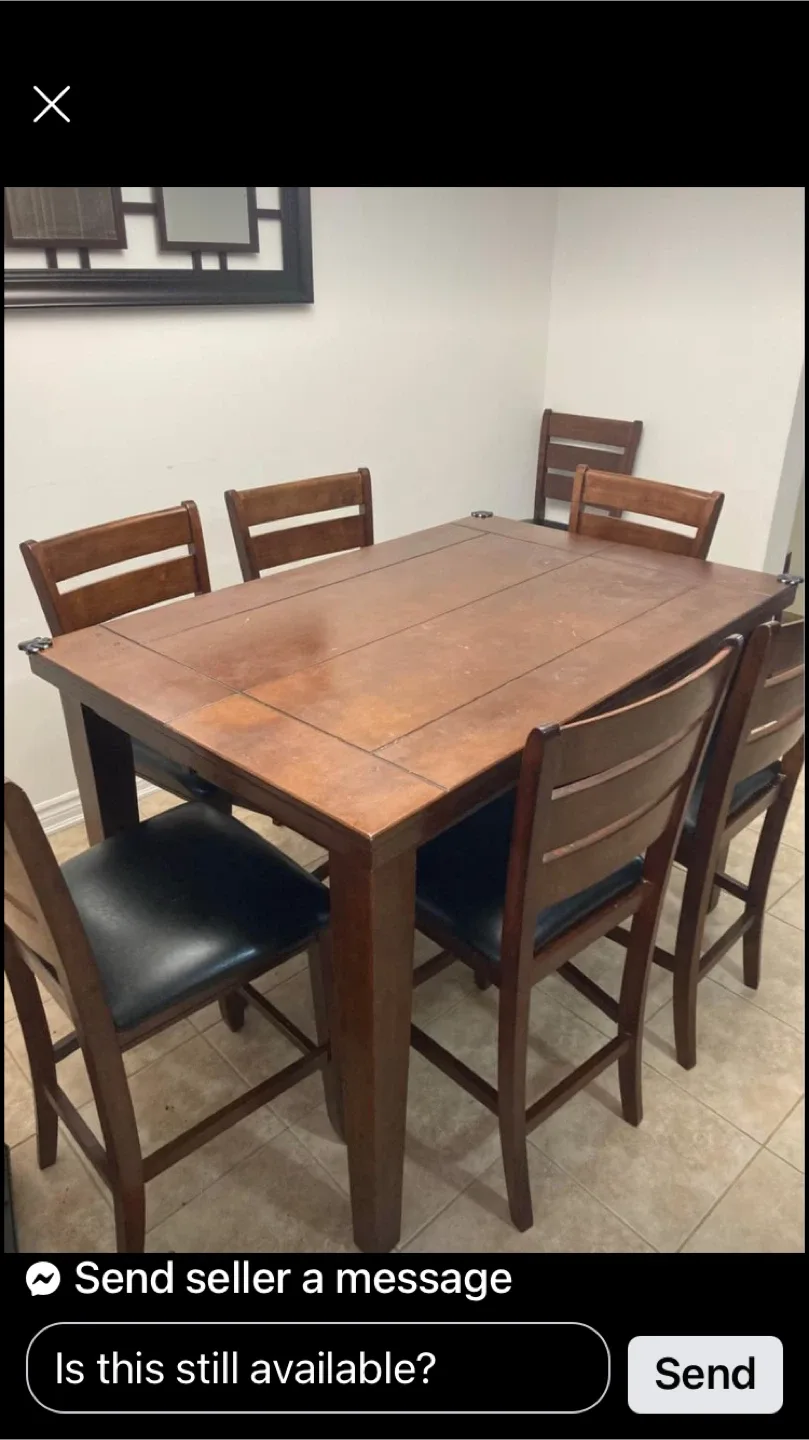 Dining Table with 6 Chairs image indicator(3)