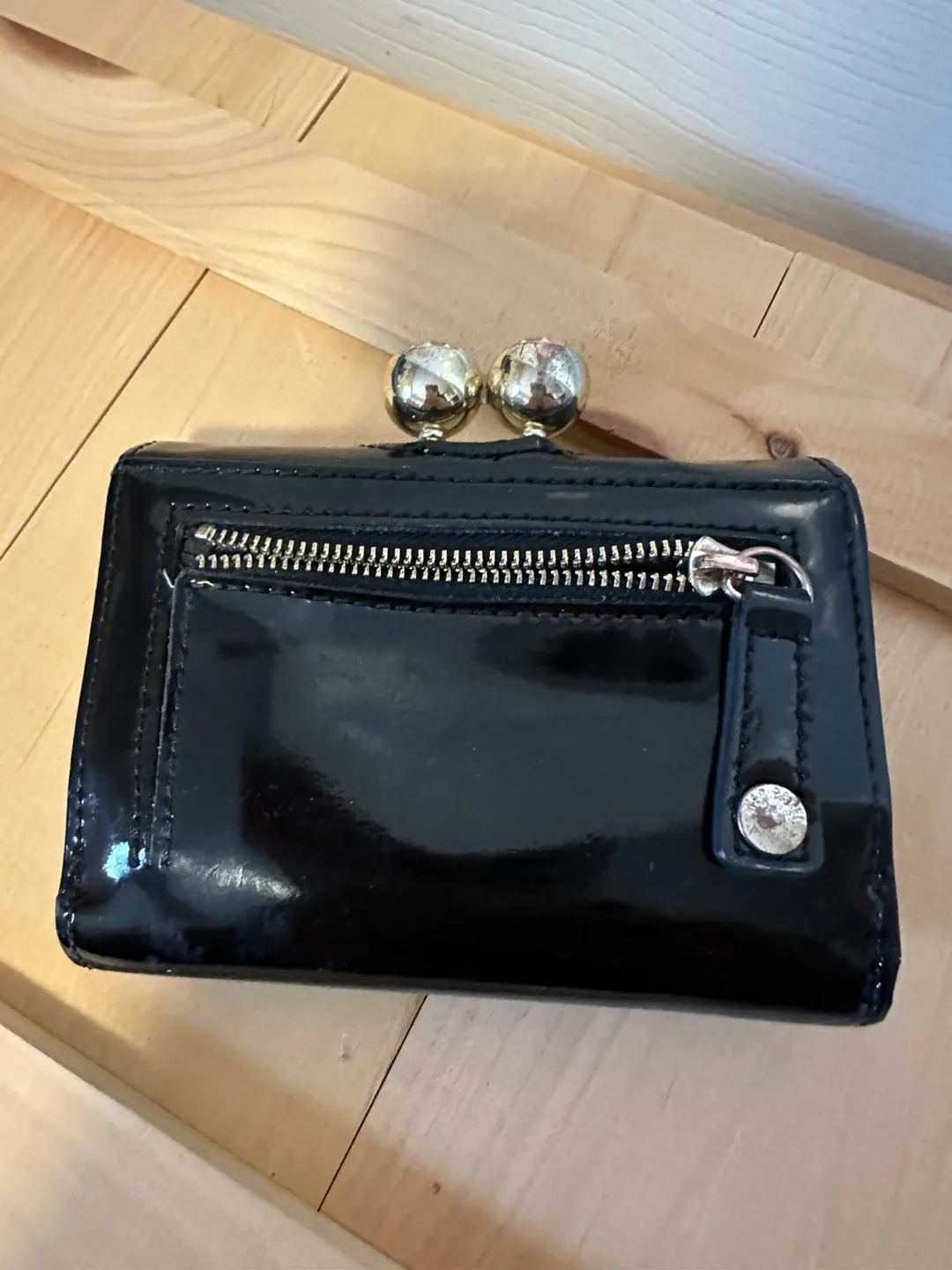 Ted Baker Black Patent Leather Wallet image indicator(4)