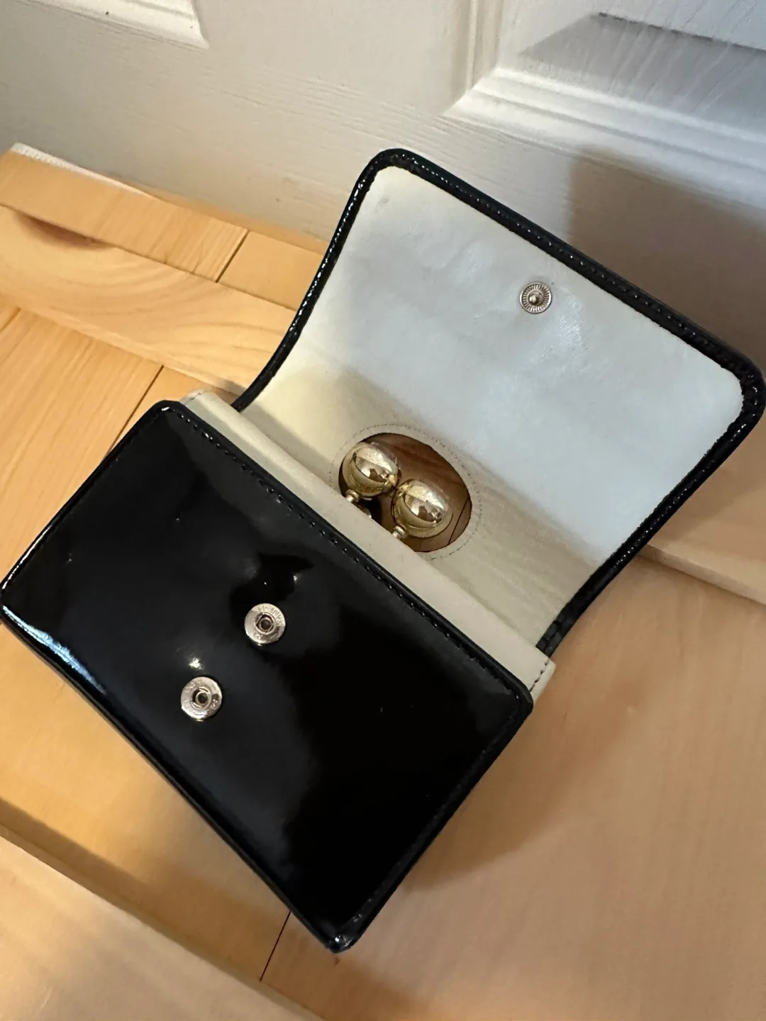 Ted Baker Black Patent Leather Wallet image indicator(2)